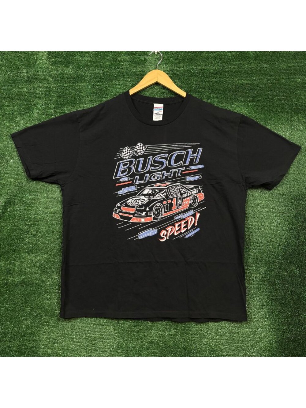 Busch Light Beer Speed Oversized T-Shirt Size Extra Large